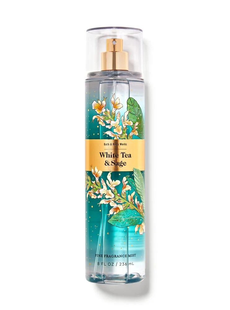 Bath And Body Works White Tea And Sage Mist 236ml 1 Bath And Body Works White Tea And Sage Mist 236ml
