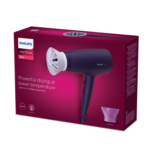 Philips Hair Dryer 3000 Series BHD340 - 2100W - 1 Year Warranty 1 Philips Hair Dryer 3000 Series BHD340 - 2100W - 1 Year Warranty
