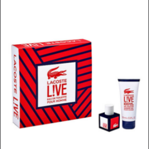 Lacoste Live Gift Set 40ml Perfume And 100ml Shower Gel Edt