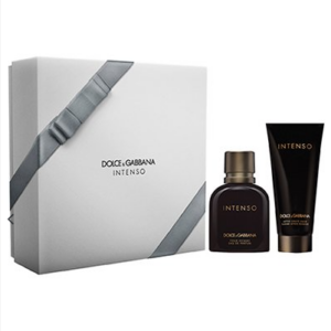 Dolce and Gabbana Intenso gift set 75ml Eau de Parfum Spray and 100ml After shave balm