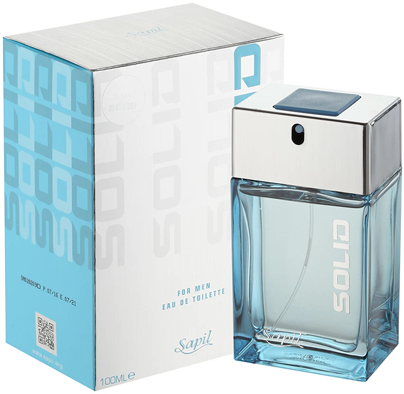 Sapil Solid Blue Perfume For Men EDT 100ml 1 Sapil Solid Blue Perfume For Men EDT 100ml